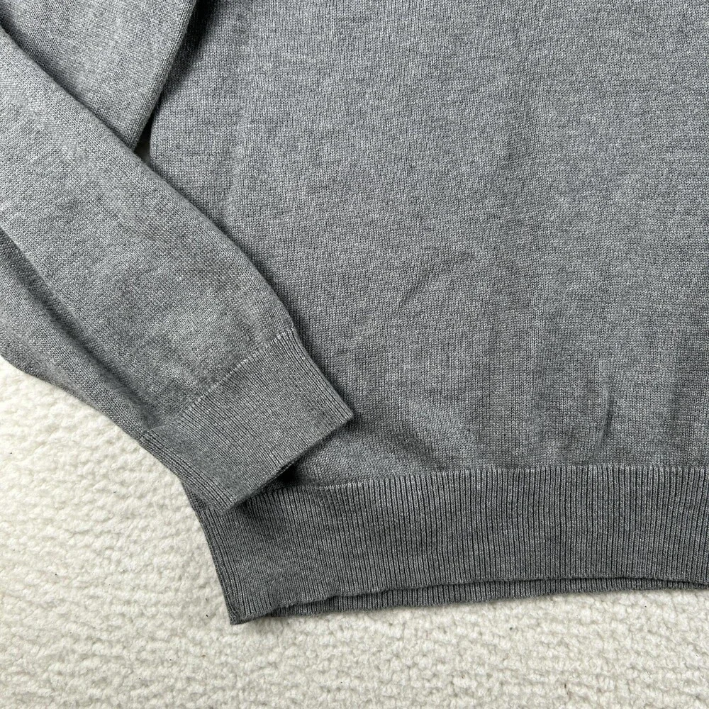 Vineyard Vines Sweater Mens XL Preppy 1/4 Zip Mock Neck Cotton Knit Pullover